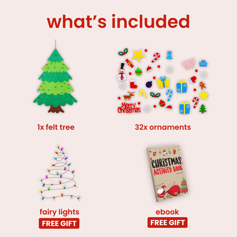 felt christmas tree