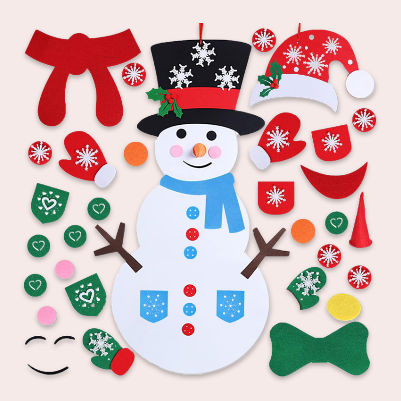 Felt snowman